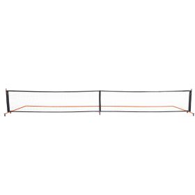 Pickleball Net Set, 22FT Regulation Size Portable Pickleball System with Carrying Bag, Balls, and Wheels