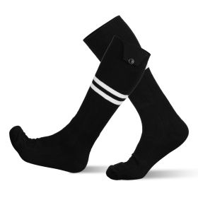 Heated Socks for Men Women Electric Heating Socks with APP Control 5000mAh Battery Rechargeable Thermal Socks Winter Warm Socks for Skiing Hiking Camp (Option: HeatedSocksBlack)