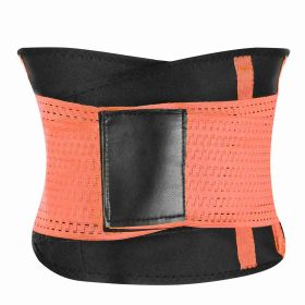 U-Shaped Slimming Waist Belt Body Abdominal Shapewear Sport Tummy Cincher Bands Office Ladies Postpartum Mothers (Option: WaistShaperMOrange)