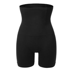 High Waist Shapewear Seamless Tummy Control Panties Butt Lifter Thigh Slimmer Body Trainer Shaper Compression Lingerie Panties for Women (Option: ShaperPantBlackS)