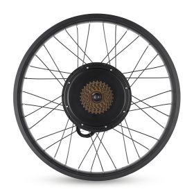 E-Bike 26 INCH Rear Wheel Conversion Kit 48V 1000W (SKU: HC108506998-01-01)